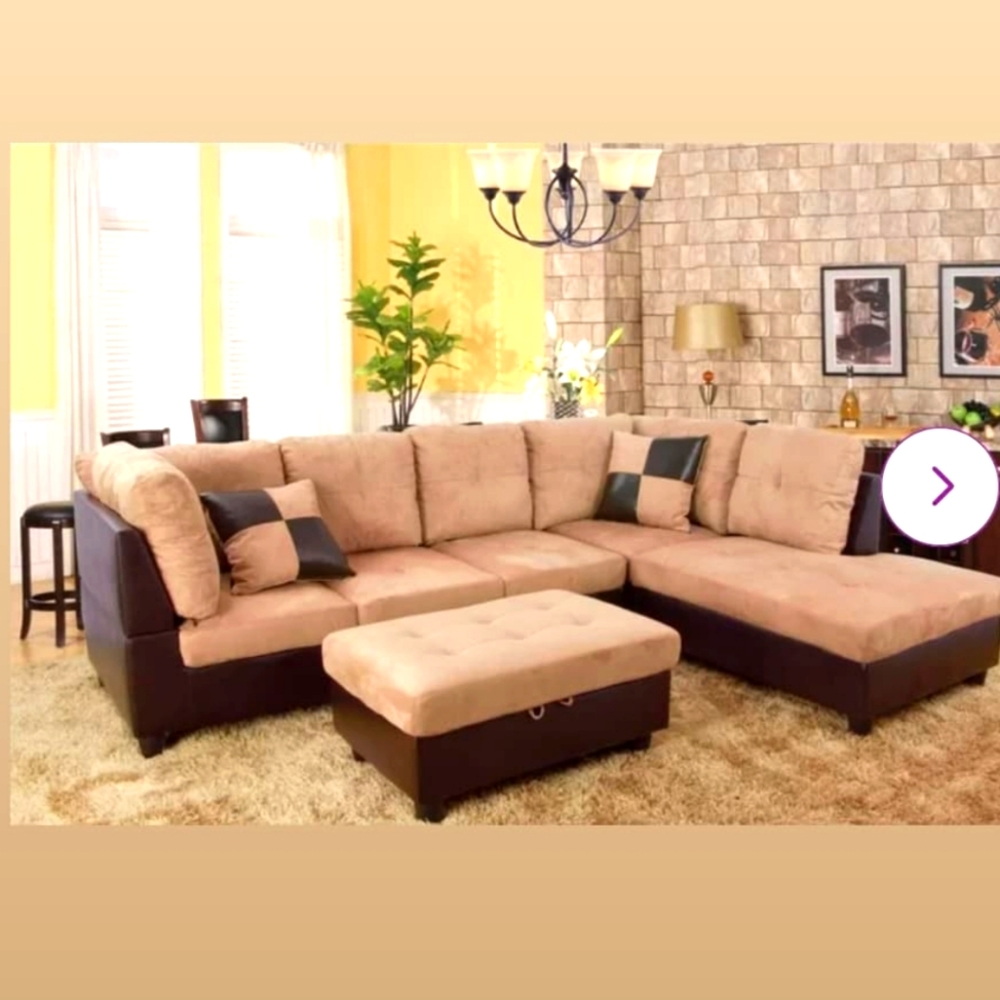 2 piece upholstered sectional